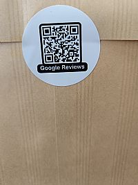 Αυτοκόλλητες ετικέτες (sticker) για Google Reviews 200τεμ. - Διάσταση 4,5cm