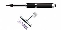 Στυλό Σφραγίδα Heri 85321  ROLLER PRO STAMP  AND TOUCH BLACK    Διατίθεται σε κουτάκι δώρου (Γερμανικής προέλευσης)