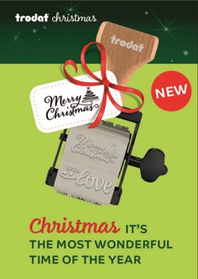 Σφραγίδα Trodat Vintage Christmas Stamp Kit English